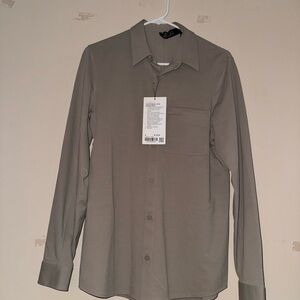lululemon athletica Men's Taupe Button Down Shirt